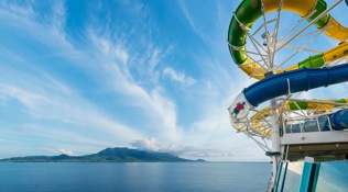 The Perfect Storm Waterslide Onboard Mariner of the Seas