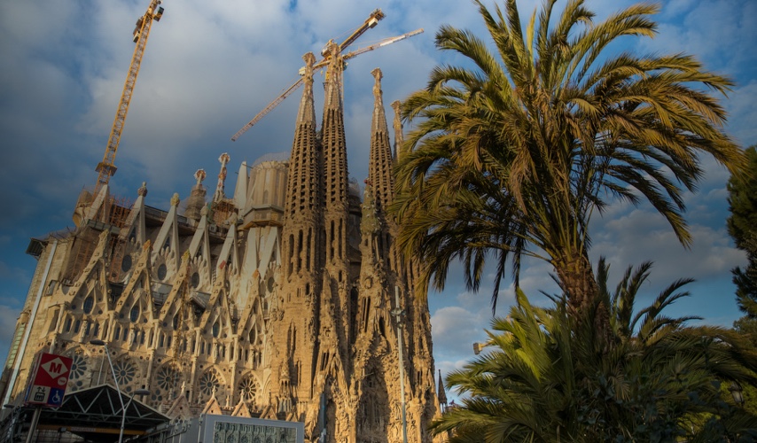La Sagrada Familia in Barcelona, Spain