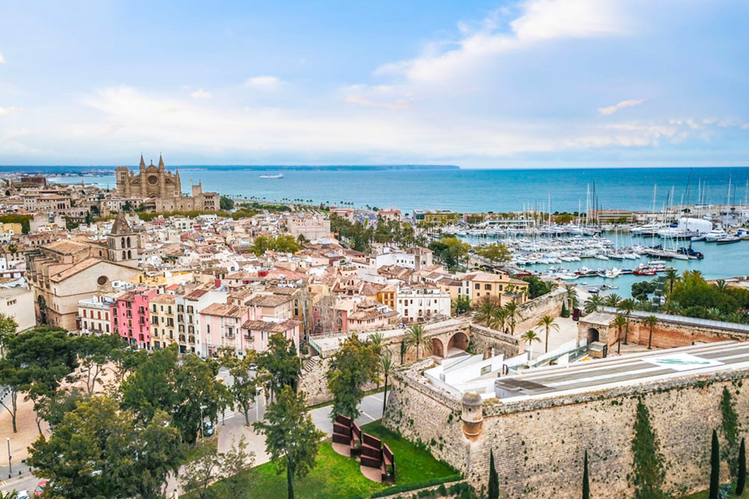 Spain Palma De Mallorca Harbor Marina