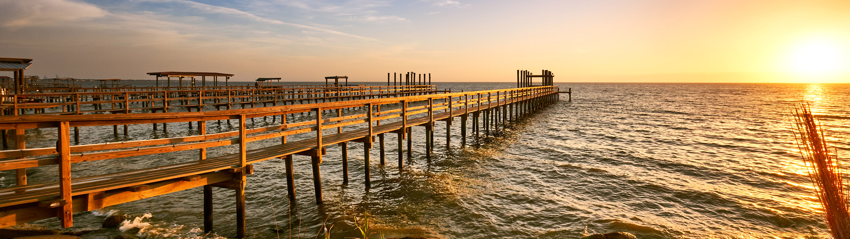 Texas, Gavelston Pier Sunset