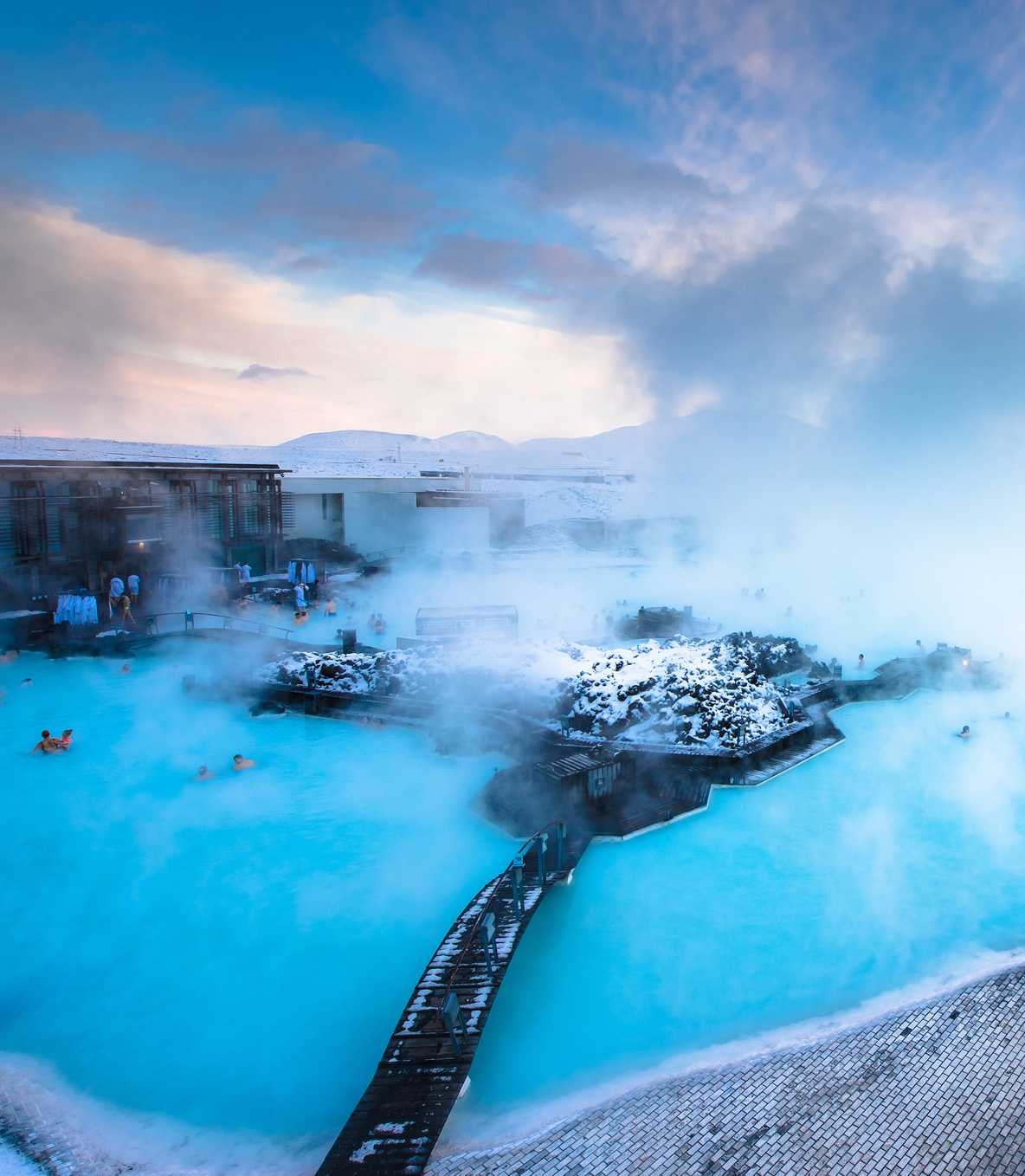 Blue Lagoon geothermal spa in Iceland